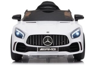 Vienvietīga elektriskā automašīna bērniem Mercedes AMG GT R, balta cena un informācija | Bērnu elektroauto | 220.lv