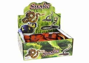 Rotaļu gumijas čūska, sarkanā un melnā krāsā cena un informācija | Rotaļlietas zēniem | 220.lv