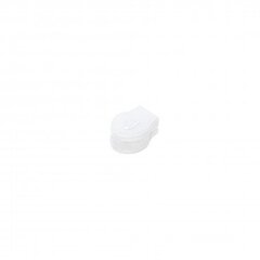 Пластмассовый бегунок спиральной рулонной молнии №3, 4 мм, белый цена и информация | Принадлежности для шитья | 220.lv