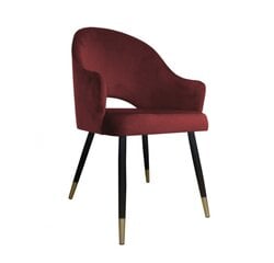 Velveta krēsls ēdamistabai, Decorates Alex duo, 87x65 cm, Sarkanais cena un informācija | Virtuves un ēdamistabas krēsli | 220.lv