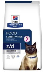 Hill's PD Food Sensitivities z/d kaķiem, 1,5 kg cena un informācija | Sausā barība kaķiem | 220.lv