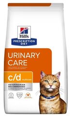 Hills PD Urinary Care c/d kaķiem ar vistu, 1,5 kg cena un informācija | Sausā barība kaķiem | 220.lv