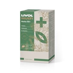 Uztura bagātinātājs Livol Multi Herba 50+ tabletes N100 cena un informācija | Vitamīni, preparāti, uztura bagātinātāji labsajūtai | 220.lv