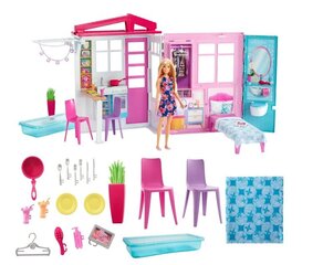 Leļļu namiņš Barbie, 54,2 cm cena un informācija | Rotaļlietas meitenēm | 220.lv