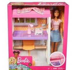 Guļamistaba lellei Barbie, 33 cm cena un informācija | Rotaļlietas meitenēm | 220.lv