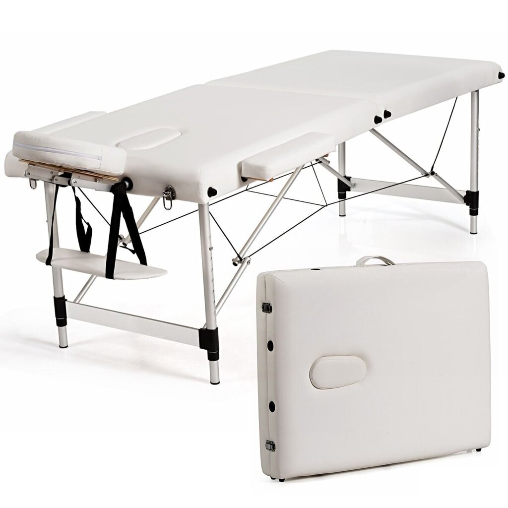 Masāžas galds-gulta Costway, 213 cm cena un informācija | Mēbeles skaistumkopšanas saloniem | 220.lv