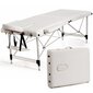 Masāžas galds-gulta Costway, 213 cm cena un informācija | Mēbeles skaistumkopšanas saloniem | 220.lv