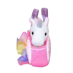 Plīša vienradzis somiņā Aurora, 20 cm, rozā cena un informācija | Aurora Rotaļlietas, bērnu preces | 220.lv