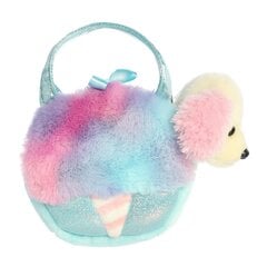 AURORA Fancy Pals Плюшевый щенок в сумке в виде сахарной ваты, 20 см цена и информация | Мягкие игрушки | 220.lv