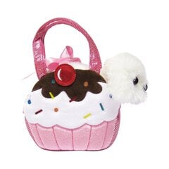 AURORA Fancy Pals  Плюшевый щенок в сумке в виде капкейка, 20 см цена и информация | Мягкие игрушки | 220.lv