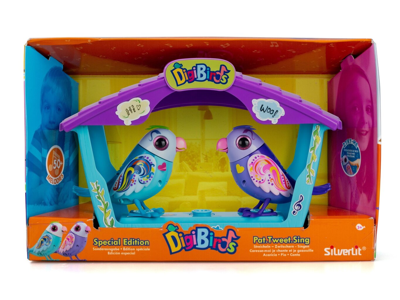 Interaktīvā rotaļlieta DigiBirds, zils/violets цена и информация | Rotaļlietas meitenēm | 220.lv