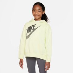 Jaka meitenēm Nike NSW Os Po Hoodie Jr DZ4620 335, zaļa cena un informācija | Jakas, džemperi, žaketes, vestes meitenēm | 220.lv