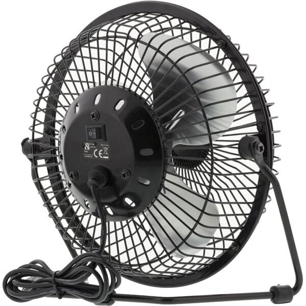 Ventilators DELTACO 13cm, melns / FT-755 cena un informācija | Ventilatori | 220.lv