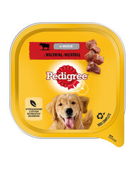 Pedigree Adult ar liellopu gaļu un aknām, 10x300 g cena un informācija | Pedigree Zoo preces | 220.lv