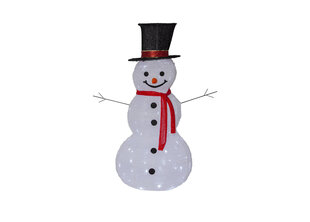 Gaismas Ziemassvētku dekorācija Sniegavīrs cena un informācija | Ziemassvētku dekorācijas | 220.lv