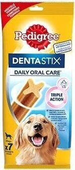 Pedigree Daily Oral Care Dentastix lielu šķirņu suņiem, 10x270 g cena un informācija | Gardumi suņiem | 220.lv