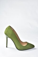 Sieviešu augstpapēžu kurpes, zaļas cena un informācija | Sieviešu kurpes | 220.lv