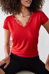 Sieviešu krekls, sarkans cena un informācija | T-krekli sievietēm | 220.lv