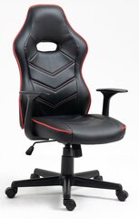 Spēļu krēsls, melns/sarkans cena un informācija | Biroja krēsli | 220.lv