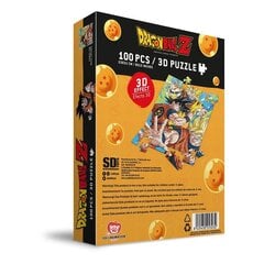 Пазл Dragon Ball Z с 3D-эффектом Гоку Сайян (100 деталей) цена и информация | Пазлы | 220.lv