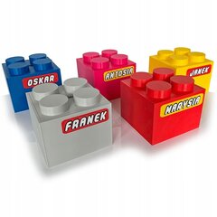 Lego bloku krājkasīte, 9.7x9.7x8 cm cena un informācija | Oriģinālas krājkasītes | 220.lv