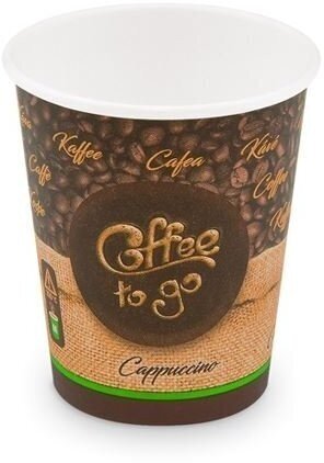 Papīra kafijas krūzes Coffee to go , 110 ml, 50 gab. cena un informācija | Vienreizējie trauki | 220.lv