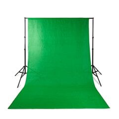 Fotostudijas fona komplekts 1,90 x 2,95 m Nedis BDKT10GN cena un informācija | Apgaismojums fotografēšanai | 220.lv