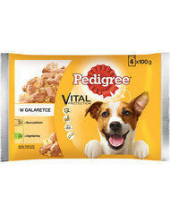 Pedigree Vital Protection ar jēra un vistas gaļu, 52x100 g cena un informācija | Konservi suņiem | 220.lv