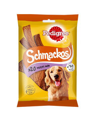 Pedigree Schmackos Multi Mix с мясом, 144гх9 цена и информация | Лакомства для собак | 220.lv