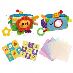 Izglītojoša rotaļlietu plīša kaste Woopie cena un informācija | Rotaļlietas zīdaiņiem | 220.lv