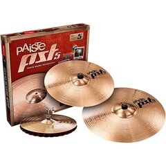 Набор барабанных тарелок Paiste PST 5 Rock цена и информация | Принадлежности для музыкальных инструментов | 220.lv