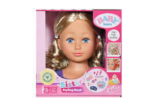 BABY BORN Sister Голова-манекен цена и информация | Игрушки для девочек | 220.lv