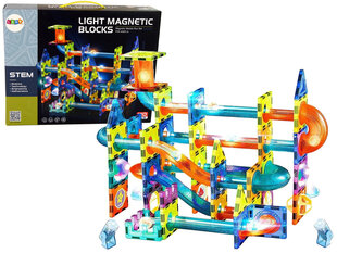 Magnētiskie gaismas bloki, 110 gab. cena un informācija | Konstruktori | 220.lv