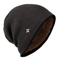 Vīriešu ziemas cepure GF117 brūna cena un informācija | Vīriešu cepures, šalles, cimdi | 220.lv