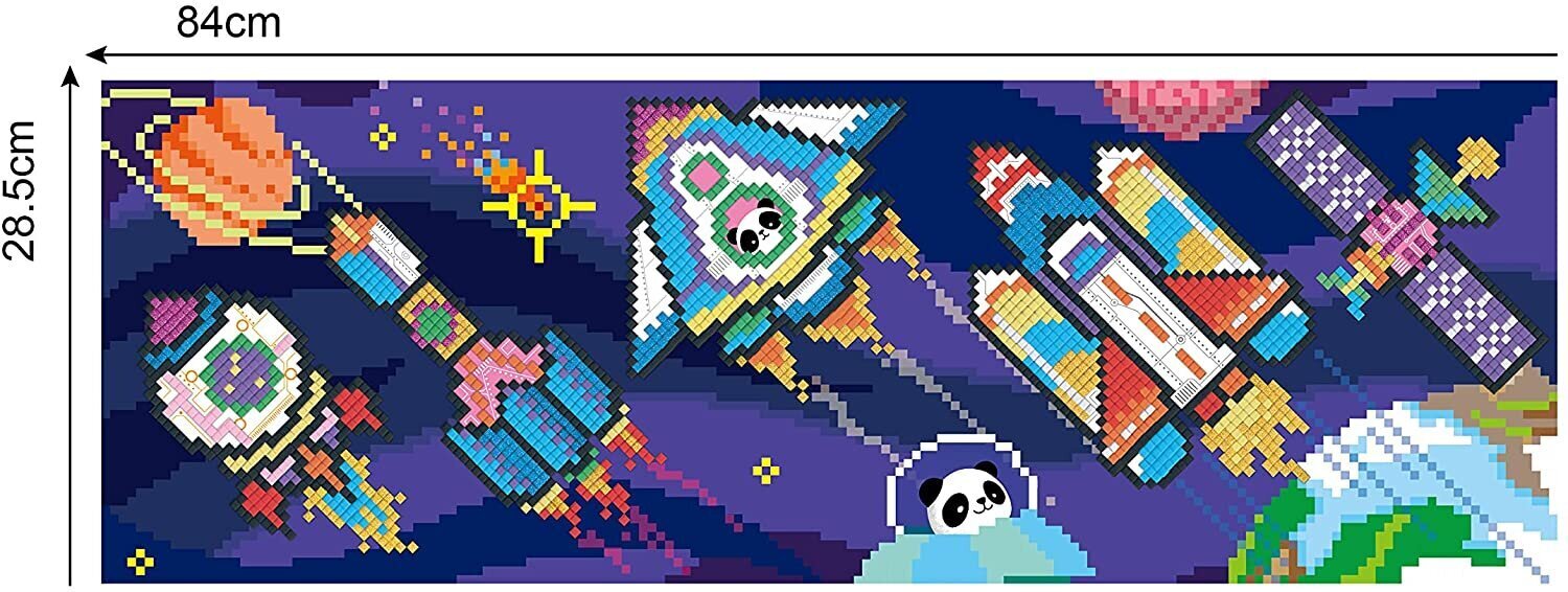 Radoša mozaīka - Pixel art Cosmos Avenir cena un informācija | Attīstošās rotaļlietas | 220.lv