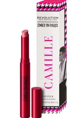 Lūpu krāsa Makeup Revolution London Emily In Paris, Camille Pink Nude, 2 g cena un informācija | Lūpu krāsas, balzāmi, spīdumi, vazelīns | 220.lv