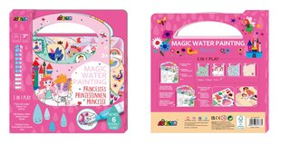 Ūdens gleznošanas komplekts Avenir, rozā cena un informācija | Attīstošās rotaļlietas | 220.lv