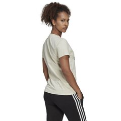 T-krekls sievietēm Adidas Big Logo Tee W HL2032, smilškrāsas cena un informācija | Sporta apģērbs sievietēm | 220.lv