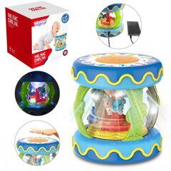 Музыкальный барабан WOOPIE 3 в 1 цена и информация | Игрушки для малышей | 220.lv