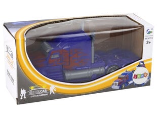 Kravas automašīna robots Lean Toys, zils cena un informācija | Rotaļlietas zēniem | 220.lv