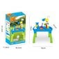 Ūdens un smilšu galds 2in1 Woopie, zils/zaļš cena un informācija | Ūdens, smilšu un pludmales rotaļlietas | 220.lv