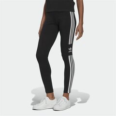 Sieviešu Sporta legingi Adidas Adicolor 3 Stripes Trefoil Melns цена и информация | Спортивная одежда для женщин | 220.lv