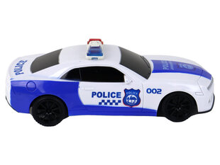 Tālvadības policijas automašīna Lean Toys, zila цена и информация | Игрушки для мальчиков | 220.lv