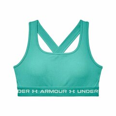 Sporta Krūšturis Under Armour Crossback Mid Aquamarine cena un informācija | Sporta apģērbs sievietēm | 220.lv