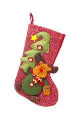 Рождественский подарочный носoк- Лось цена и информация | Праздничные декорации | 220.lv