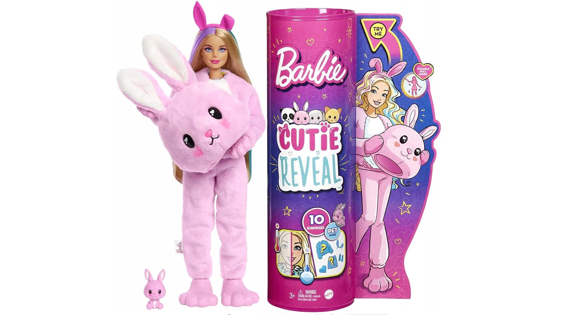 Komplekts Barbie Cutie Reveal Bunny Doll cena un informācija | Rotaļlietas meitenēm | 220.lv