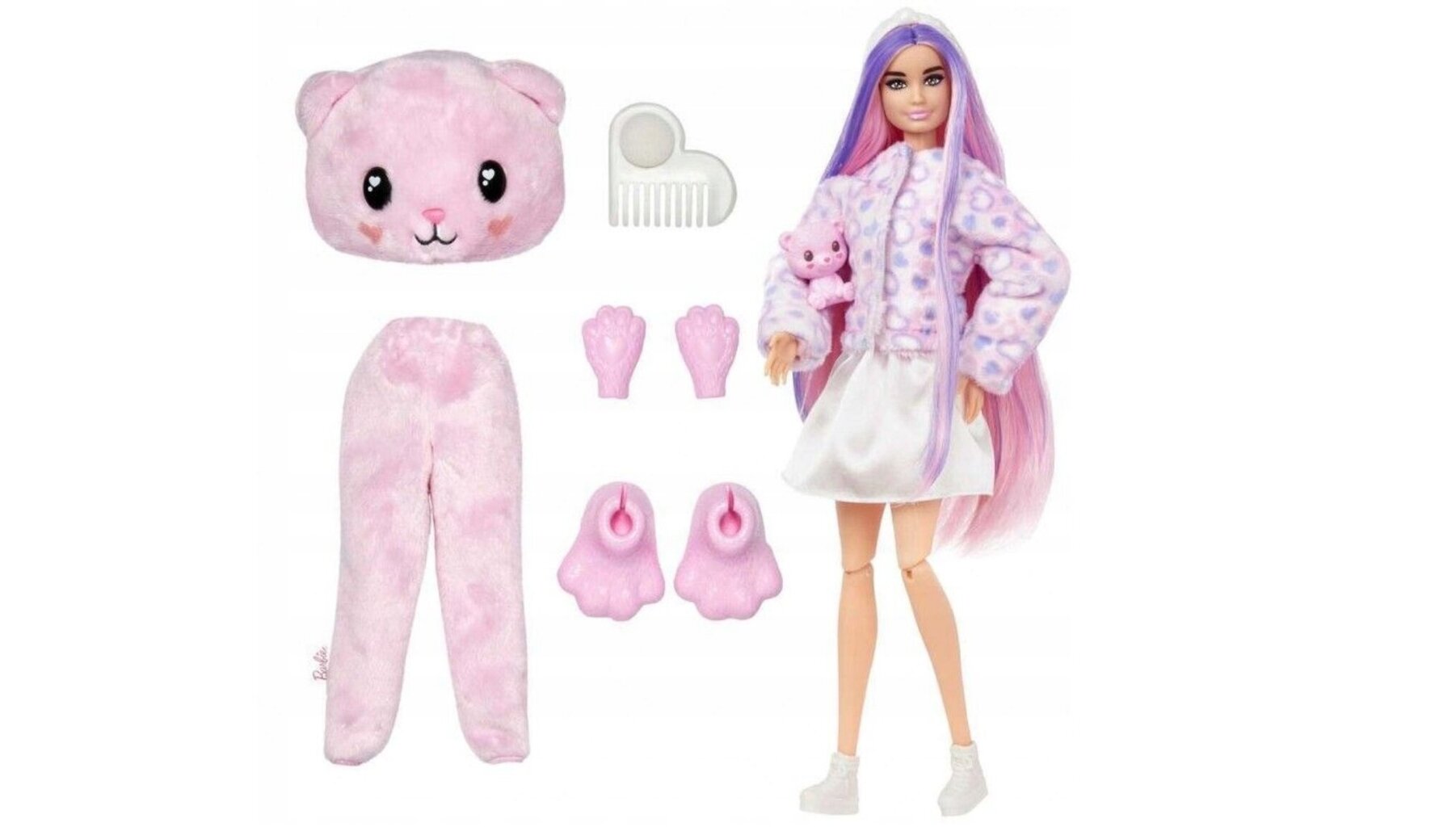 Lelles Barbie Cutie Reveal komplekts, Lācis цена и информация | Rotaļlietas meitenēm | 220.lv