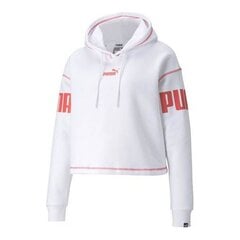 Толстовка с капюшоном женская Puma Power Hoodie Fl Белый цена и информация | Женские толстовки | 220.lv