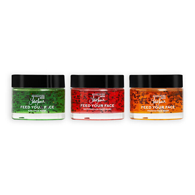 Sejas masku komplekts Makeup Revolution Skincare X Jake Jamie Fruity Mask Trio, 50 ml, 3 gab. цена и информация | Sejas maskas, acu maskas | 220.lv