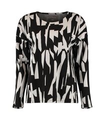 Женская блузка Zabaione MARY TSP*01, черная/светло-серая, 4067218614357 цена и информация | Женские блузки, рубашки | 220.lv